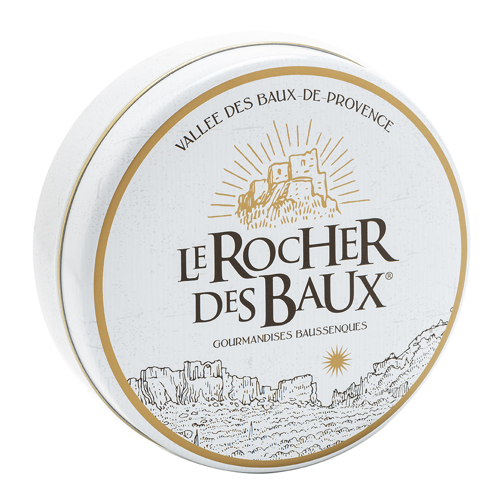 Boite métal 180g - Chocolat Blanc / Citron